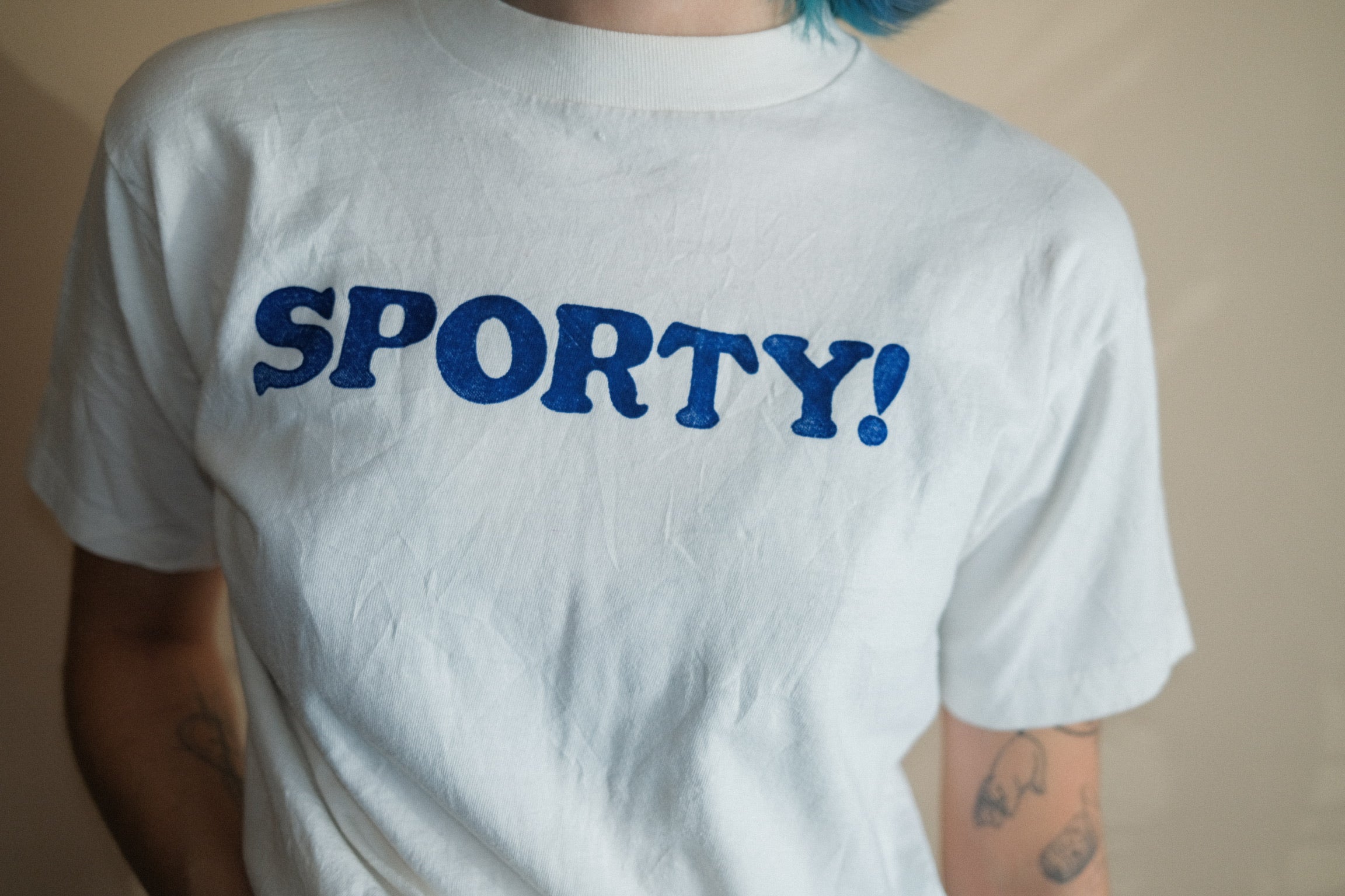 1960's Tee with 70's Sporty Iron On