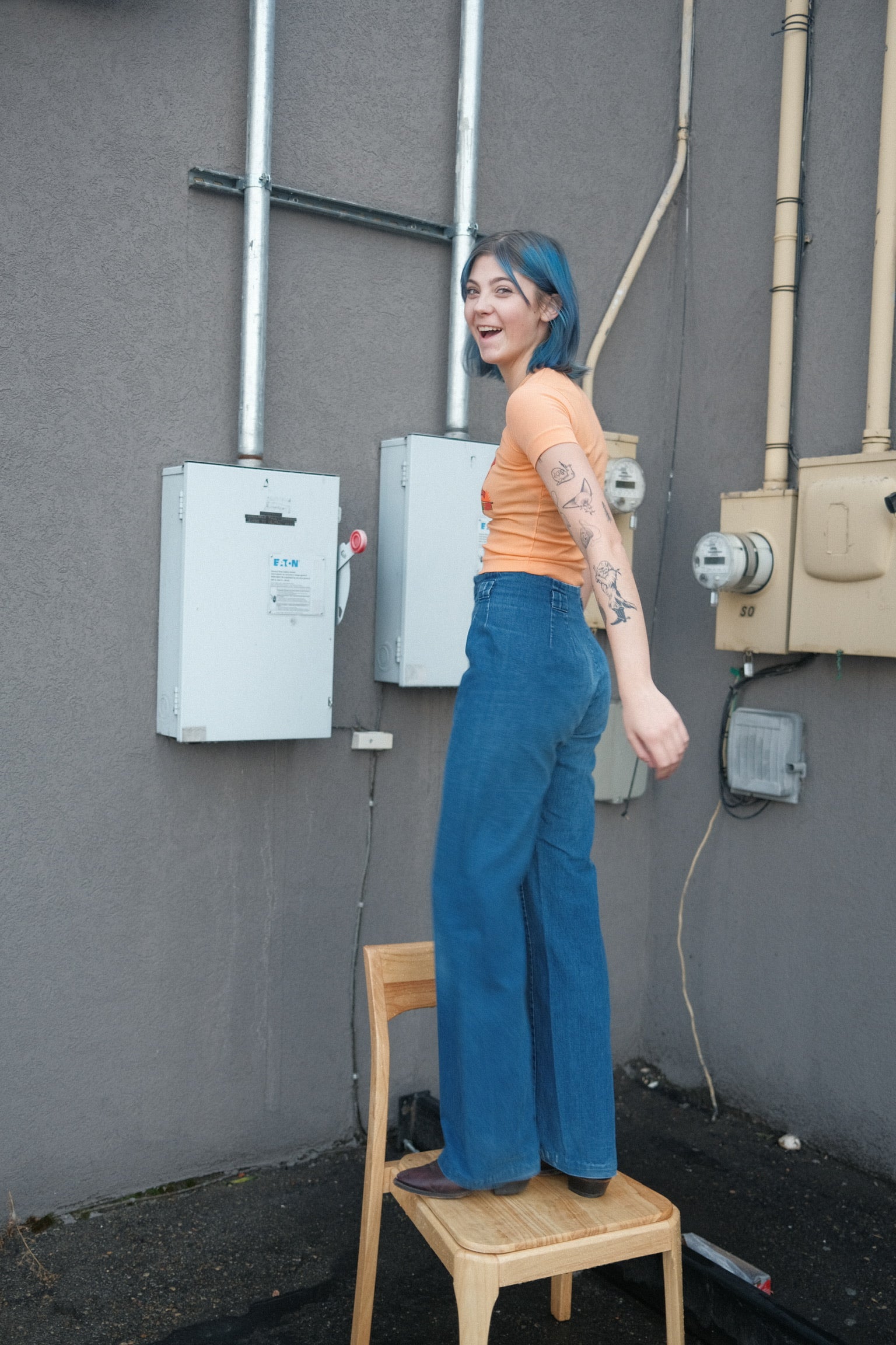 1970's Levi's Wide Leg Jeans