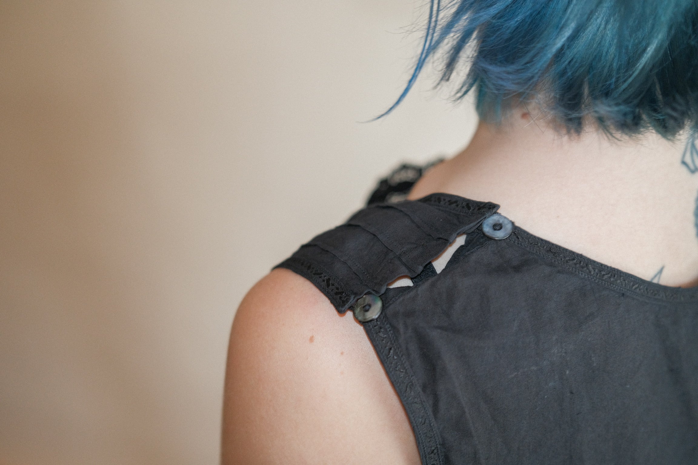 Antique Over Dyed Corset Cover