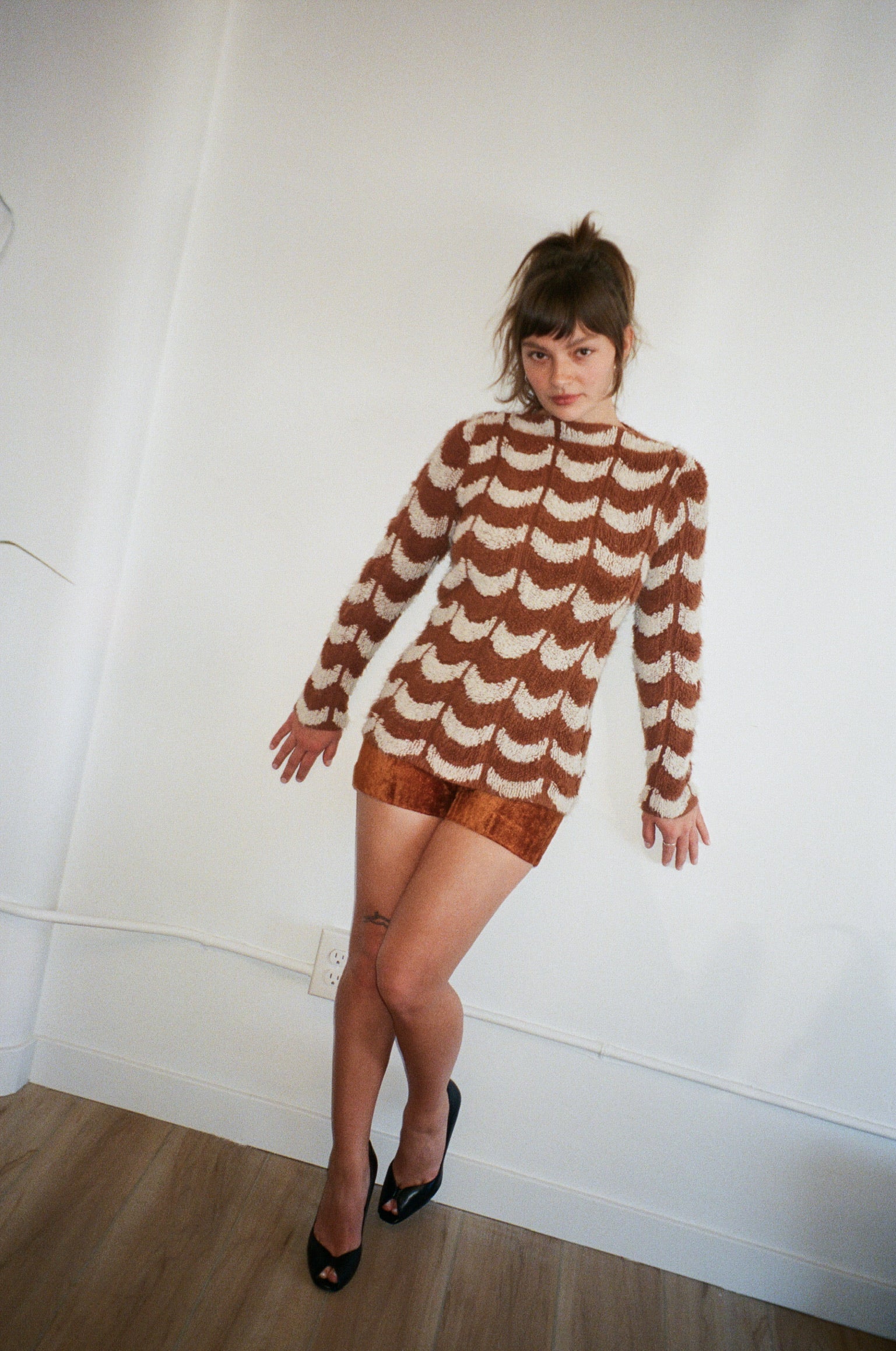 1970's Looped Knit Shag Sweater