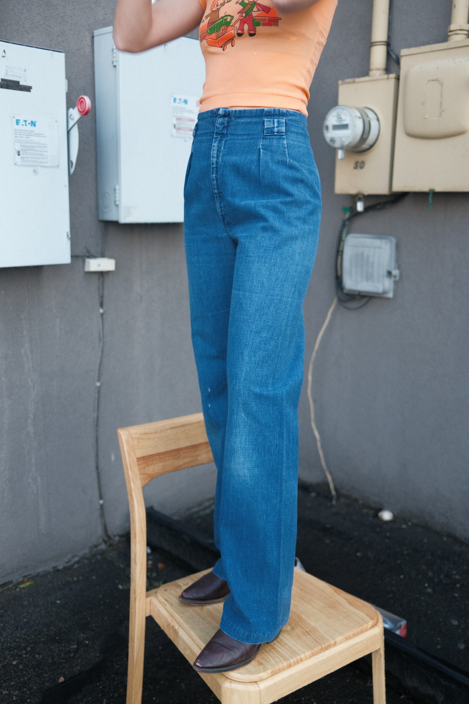 1970's Levi's Wide Leg Jeans