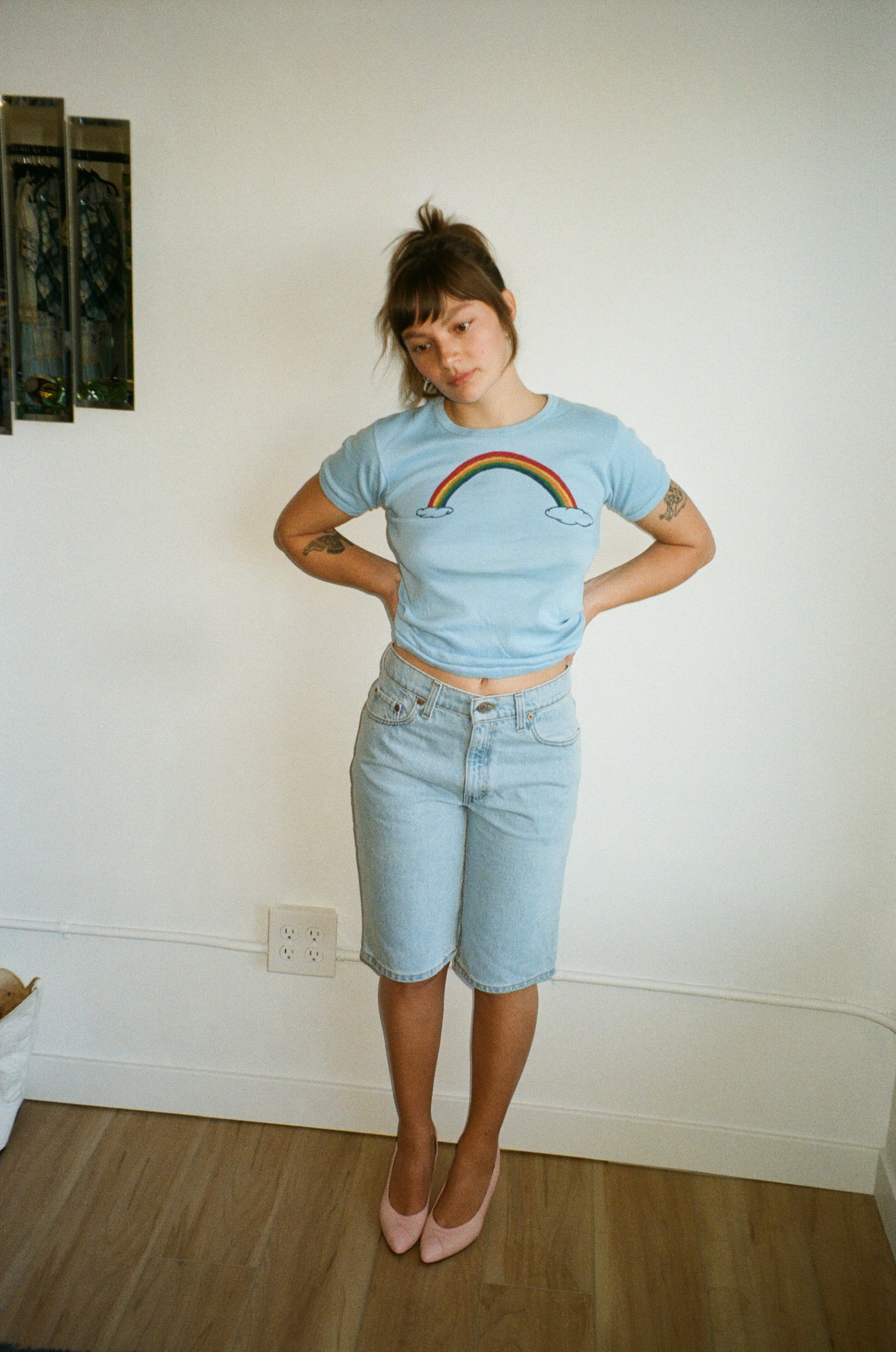 1970's Rainbow Baby Tee