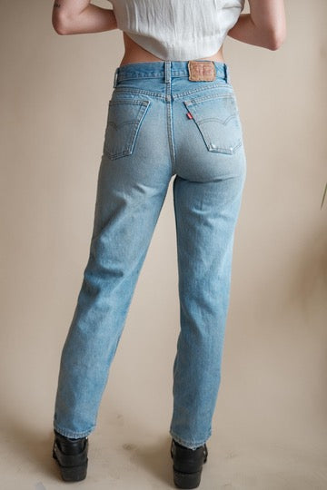 Repaired Made in USA Button Fly Levi's 701's