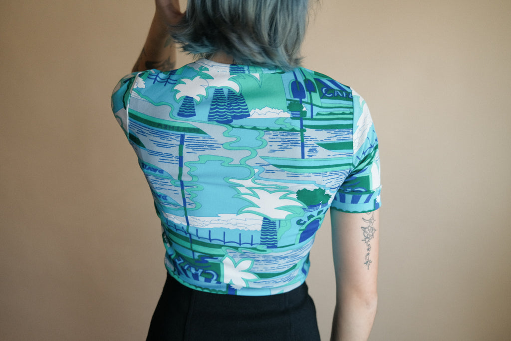 1960's All Over Graphic Tee