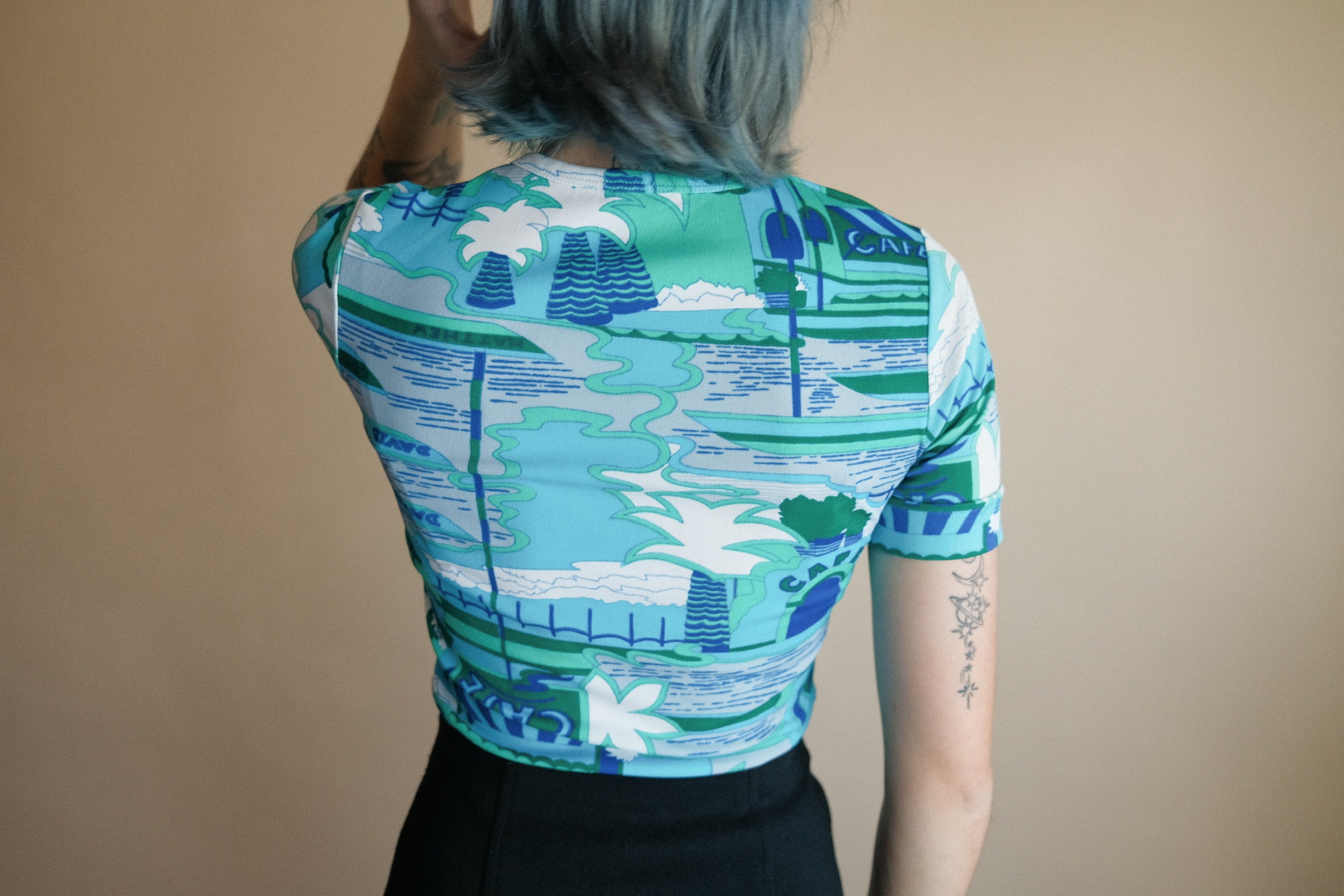 1960's All Over Graphic Tee