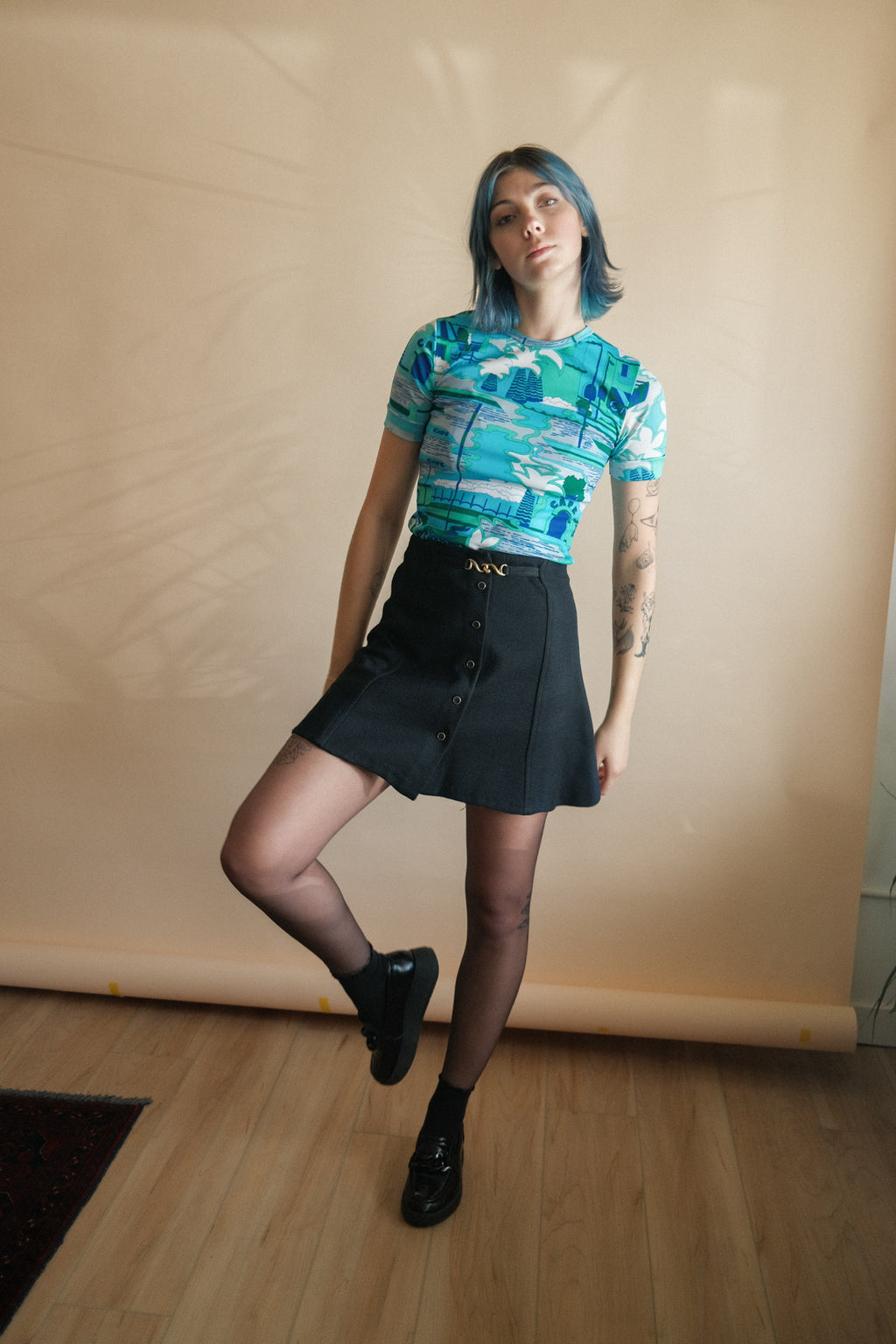 1960's All Over Graphic Tee