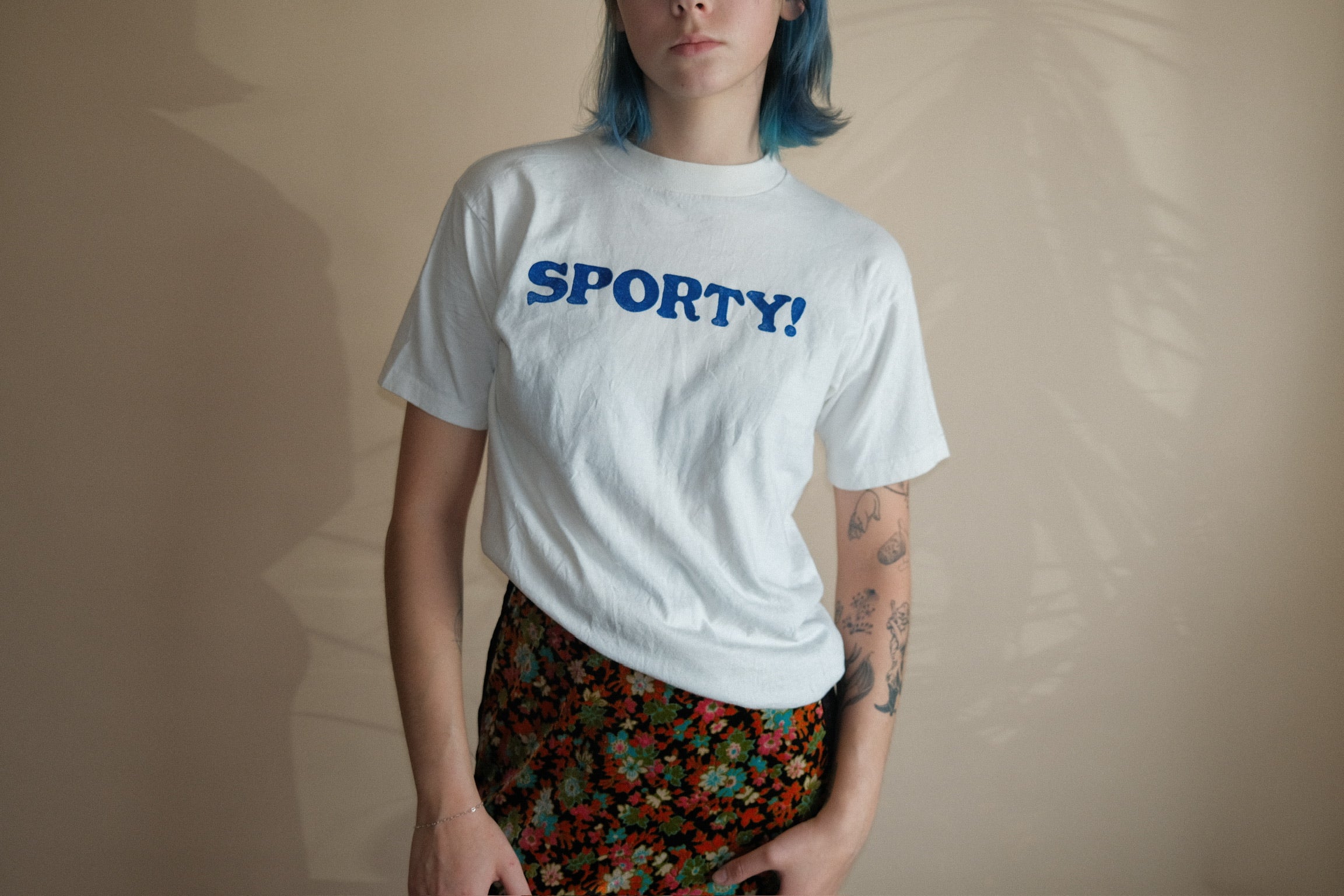 1960's Tee with 70's Sporty Iron On