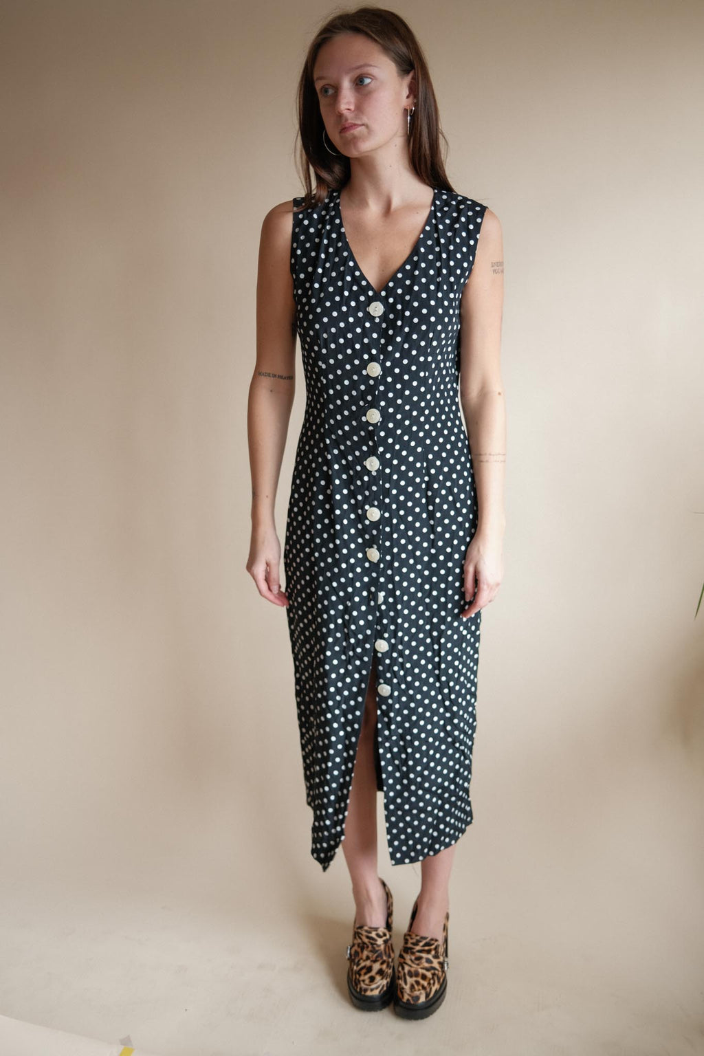 1990's Polka Dot Dress