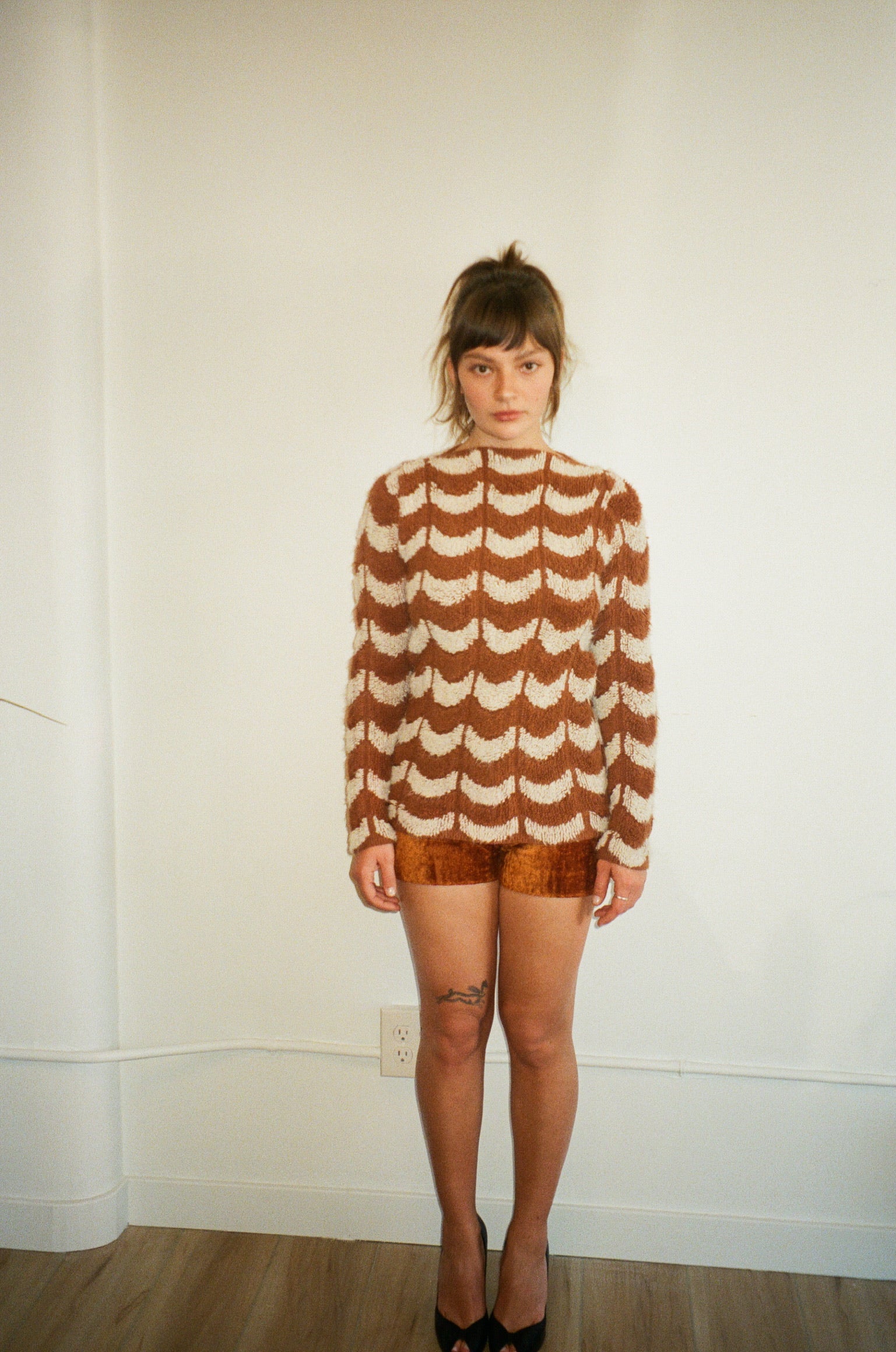 1970's Looped Knit Shag Sweater