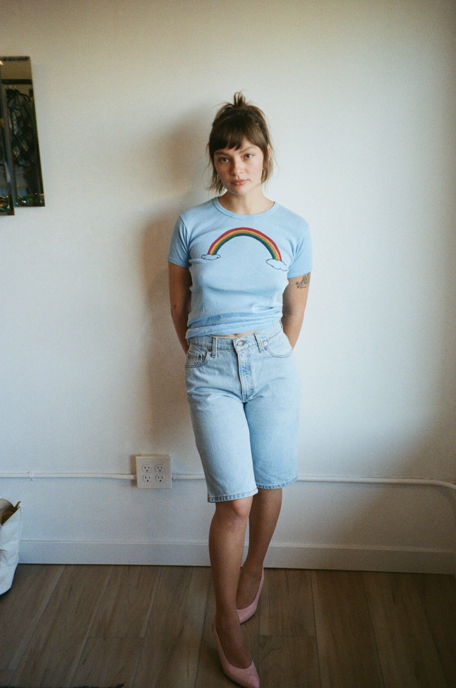 1970's Rainbow Baby Tee