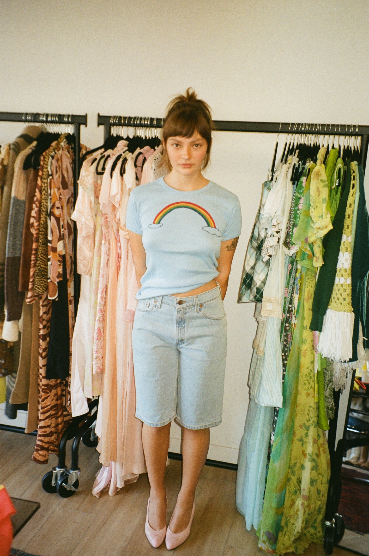 1970's Rainbow Baby Tee