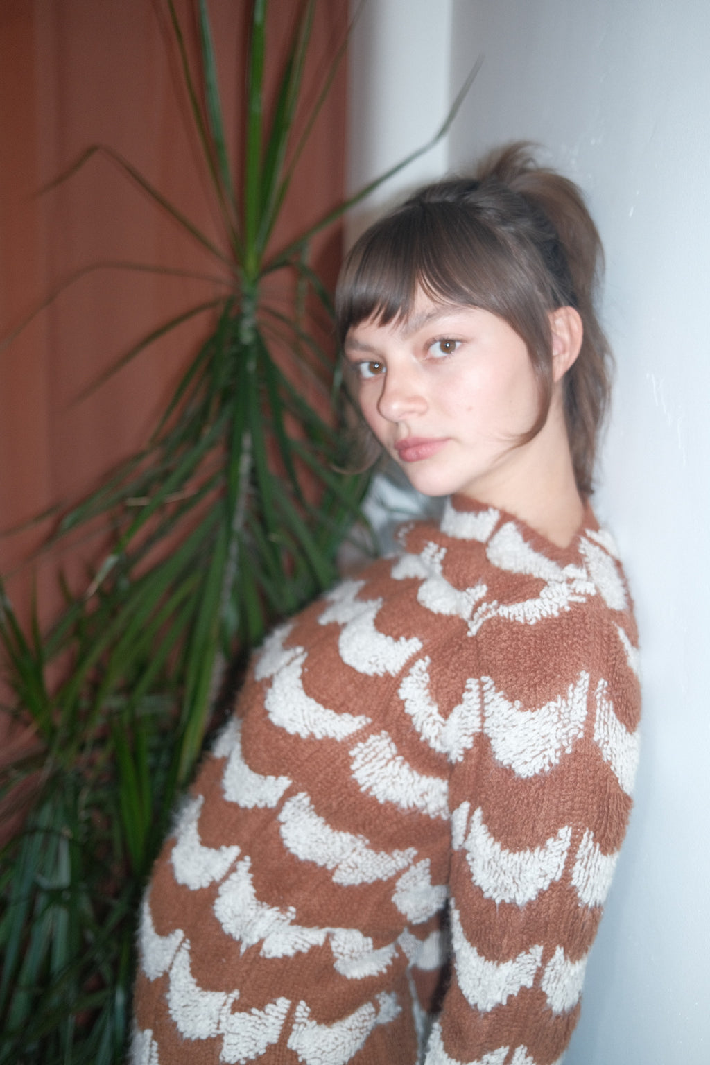 1970's Looped Knit Shag Sweater